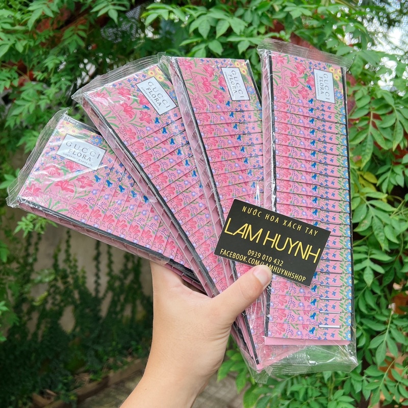 Vial Nước Hoa GUCCI FLORA GORGEOUS GARDENIA - JASMINE - MAGNOLIA 1,5ml