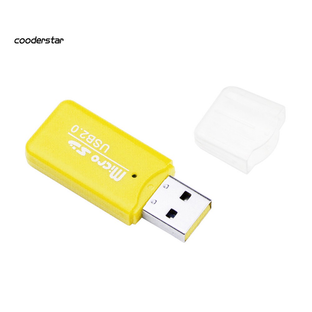 Đầu đọc thẻ nhớ cỡ nhỏ Usb 2.0 TF Micro SD dành cho máy tính/ laptop