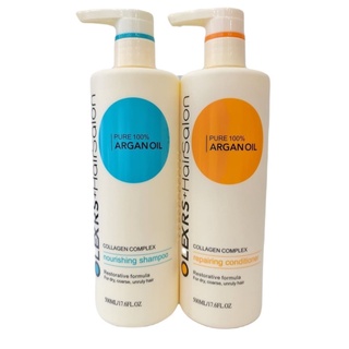 Gội Xả Olexrs hương nước hoa Argan Oil Collagen Hair Salon 500ml Chính Hãng