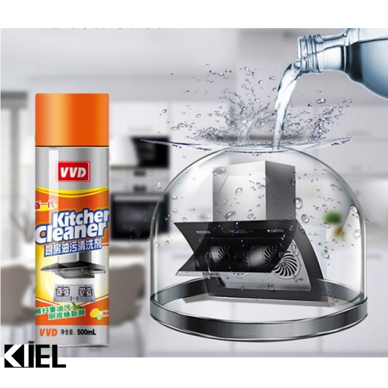 Bình xịt tẩy đa năng vệ sinh nhà bếp, chai xịt tẩy Kitchen Cleaner tẩy rửa nhà bếp sạch bóng, đánh bay dầu mỡ