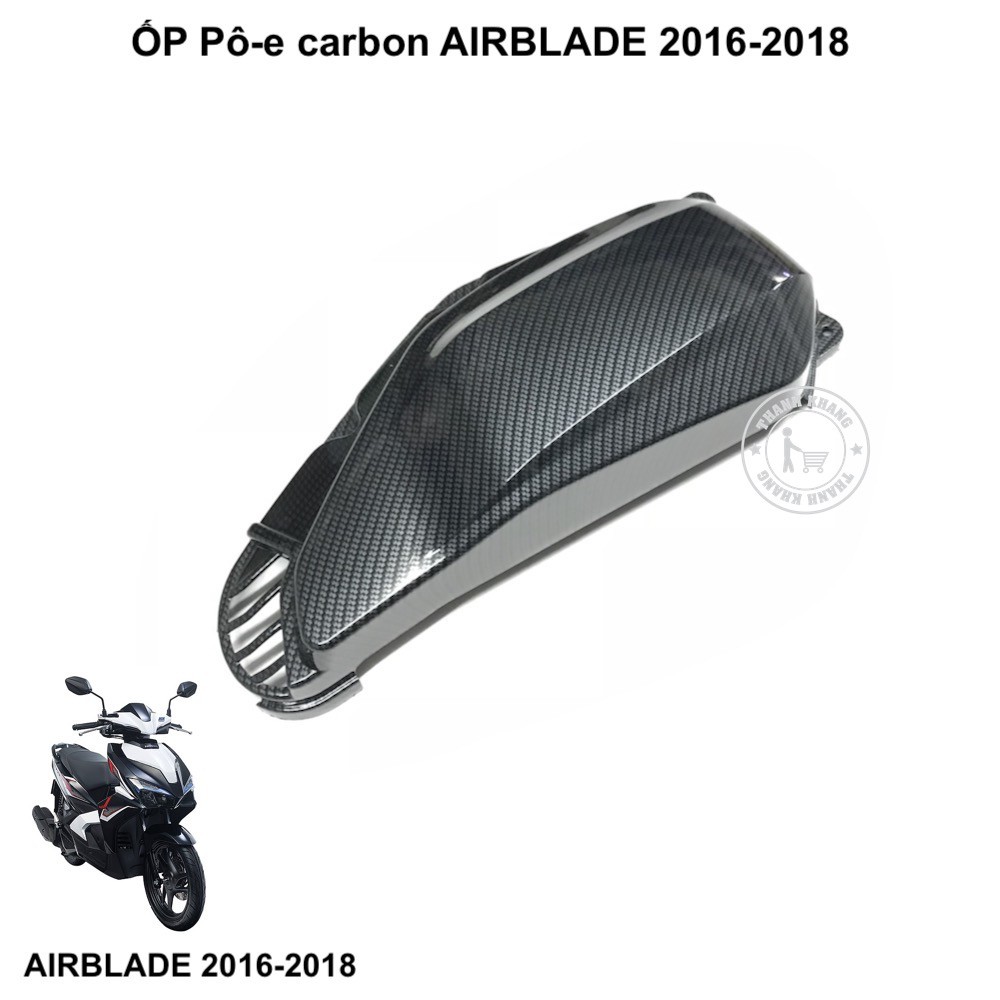 Ốp pô-e carbon AIRBLADE 2016-2018 nhưa xi đặt biệt thanh khang 006001207