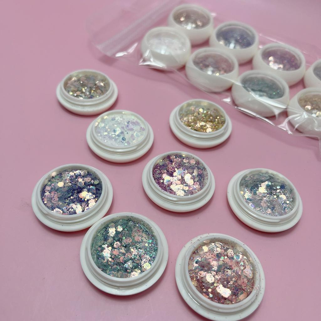 SET NHŨ VẨY CÁ 8 HŨ ĐẸP SIÊU SÁNG