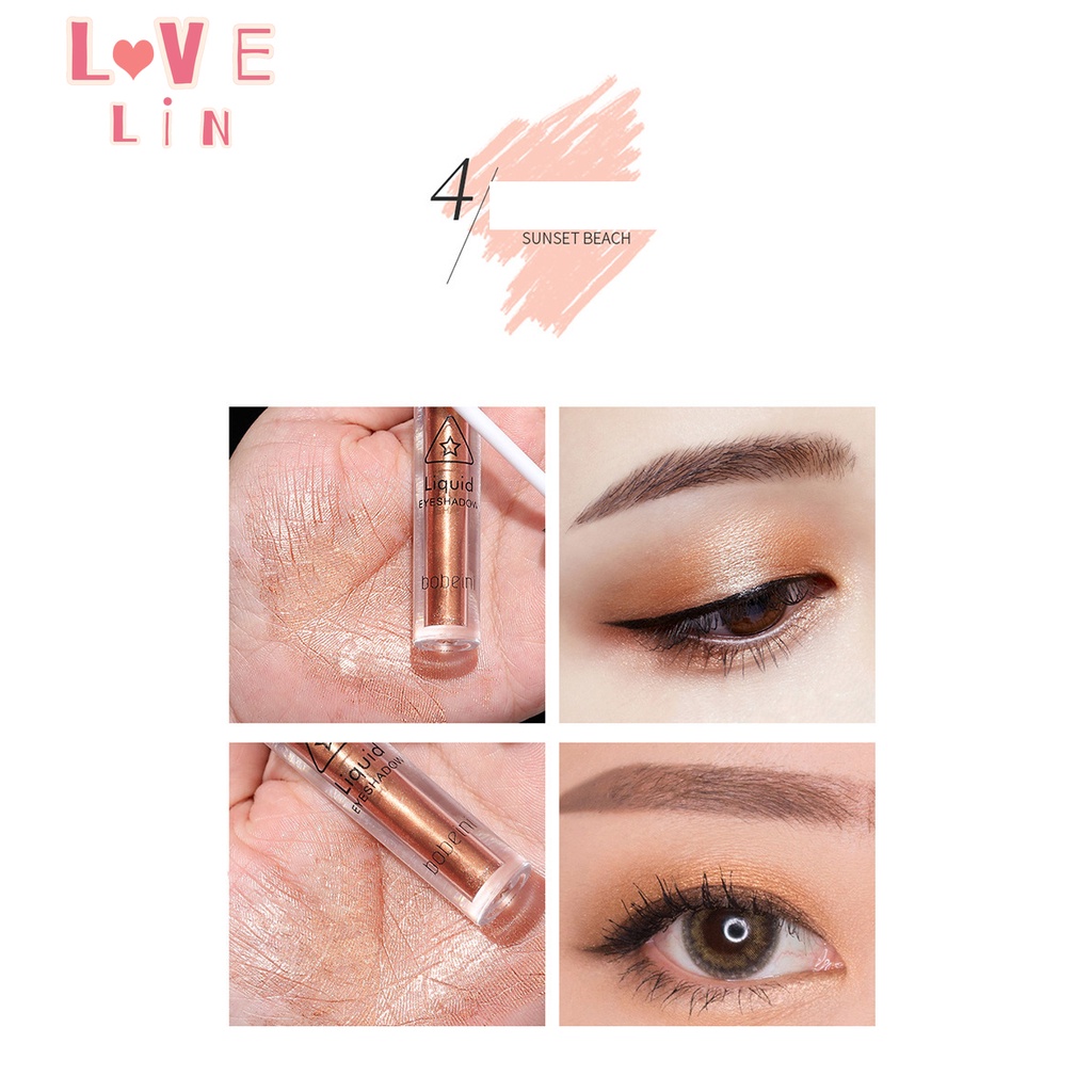 Phấn Mắt Dạng Lỏng Một Màu Lấp Lánh Ánh Ngọc Trai Phân Cực Độ Bóng Cao