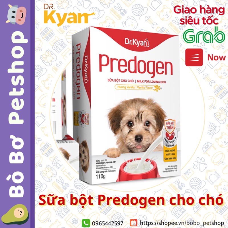 Sữa bột cho chó | Dr.Kyan Predogen 110r