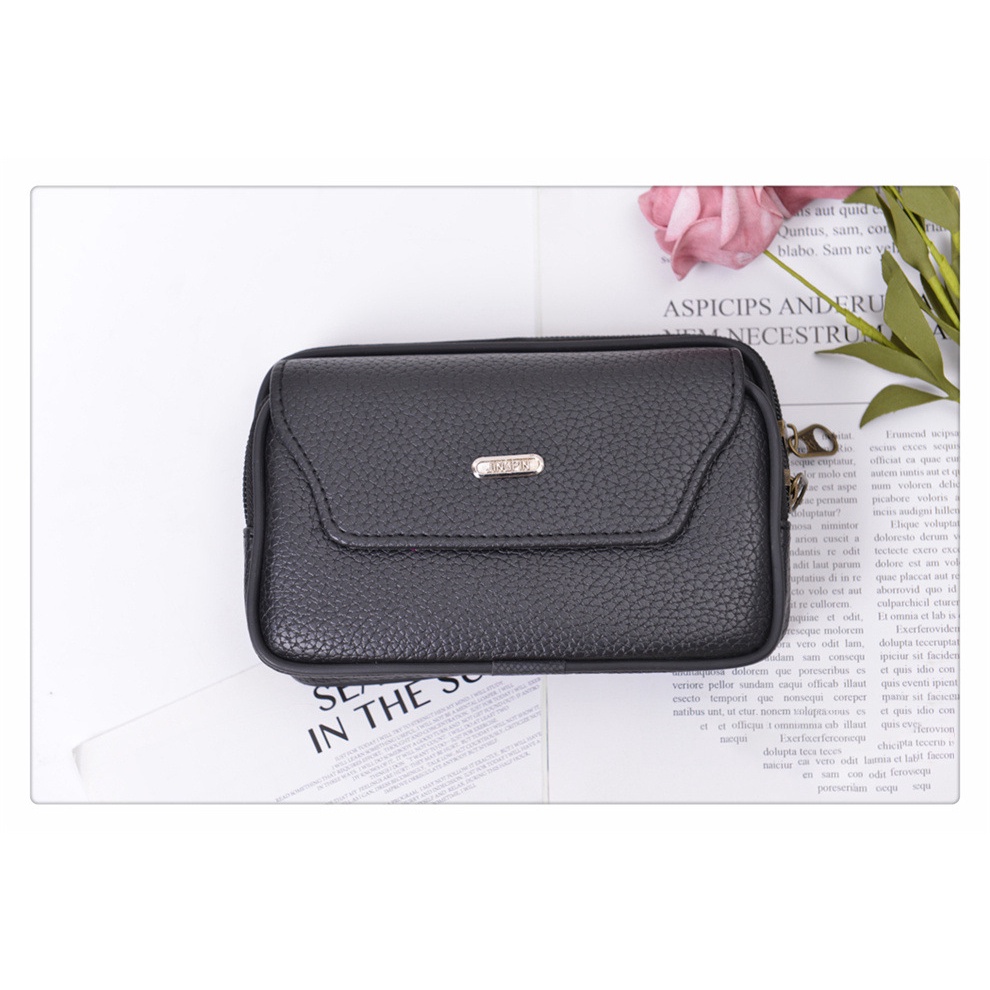 Túi Đeo Hông Đựng Điện Thoại Có Khóa Kéo Tiện Dụng