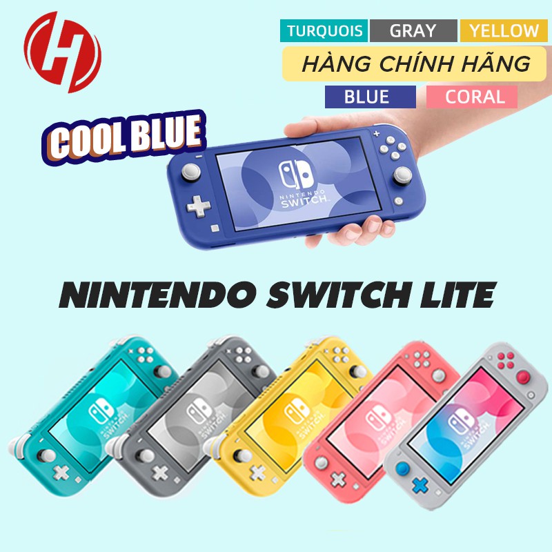 Máy chơi game cầm tay Nintendo Switch Lite 5.5'' 32GB Gray Yellow Turquoise Coral Cool Blue Pokemon - Hàng Chính hãng