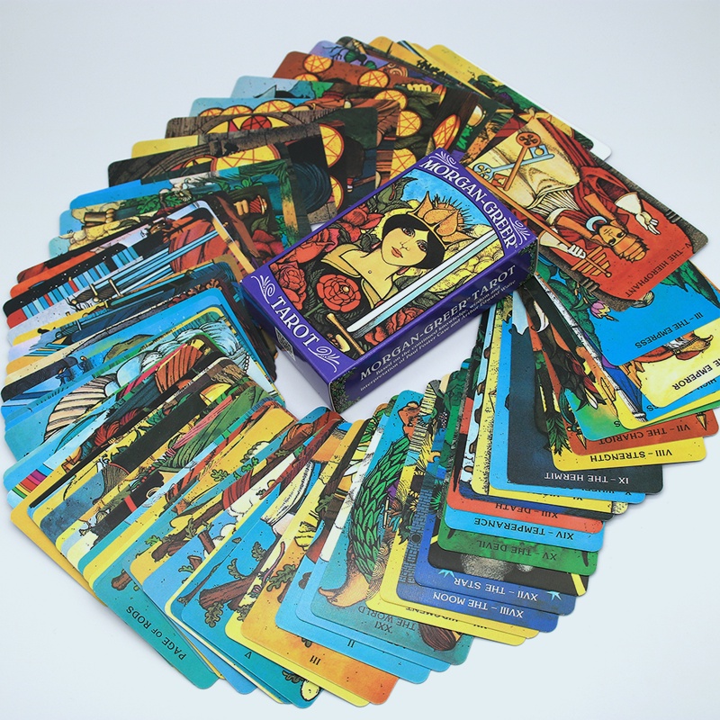 Morgan Greer Tarot Bộ Bài Tarot Thiết Kế Mới Cao Cấp Thời Trang