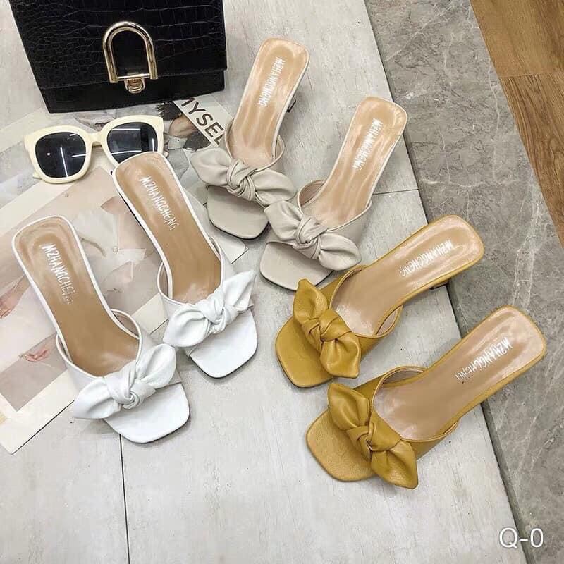 GUỐC DA MỊN QUAI NƠ GÓT VÁT - 5P