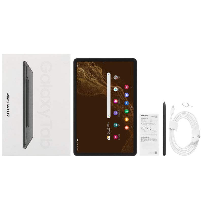 Máy Tính Bảng Galaxy Tab S8 5G - Hàng Chính Hãng - Nguyên Seal
