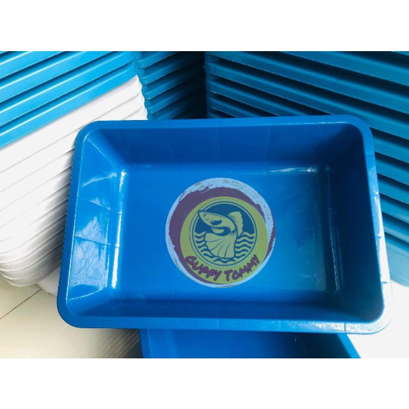 Khay Nhựa 16 Lít( Đế tròn) Trồng Rau, Nuôi Cá, Form Cá Guppy, Betta 50×35×13cm