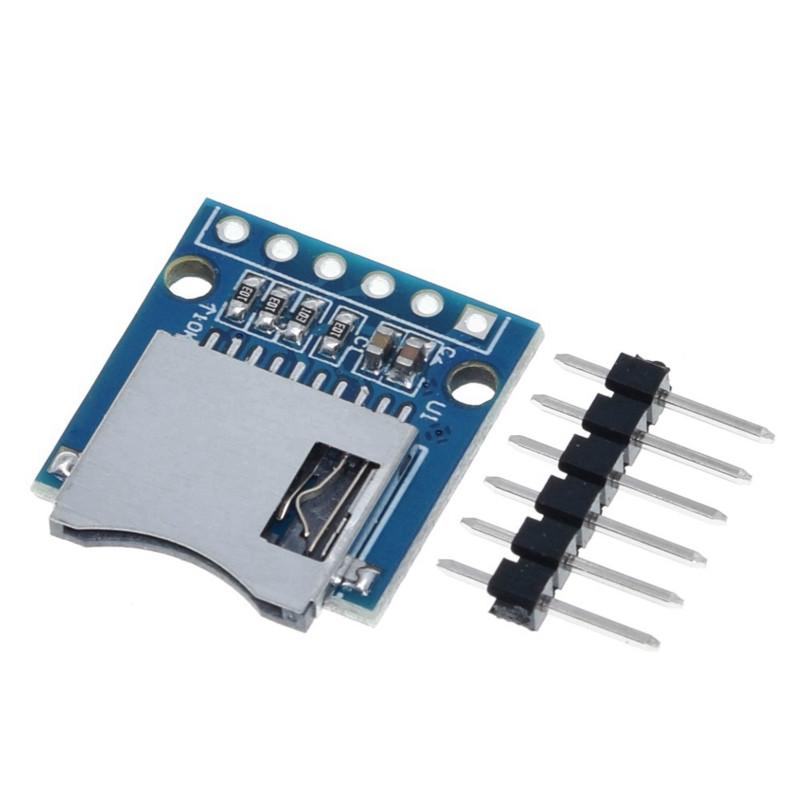 1 Bảng Mạch Thẻ Nhớ Micro Sd Tf Với Pin Dành Cho Arduino