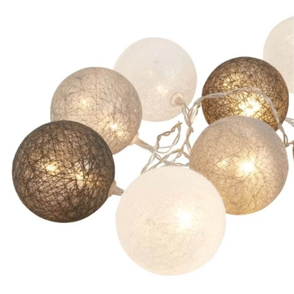 Dây đèn | JYSK Kaare | nhựa PS | nhiều màu | 10 bóng led | D165cm