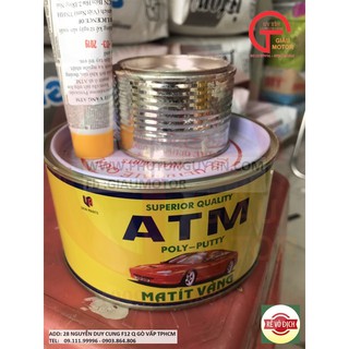 VN- [RẺ VÔ ĐỊCH] HB- Matít trét xe ATM lon 100 gram 2 thành phần , UY TÍN
