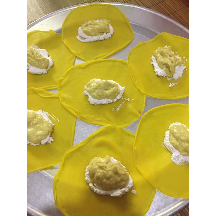 Bánh crepe sầu riêng - Bánh crep sầu thơm ngon hộp 5 chiếc