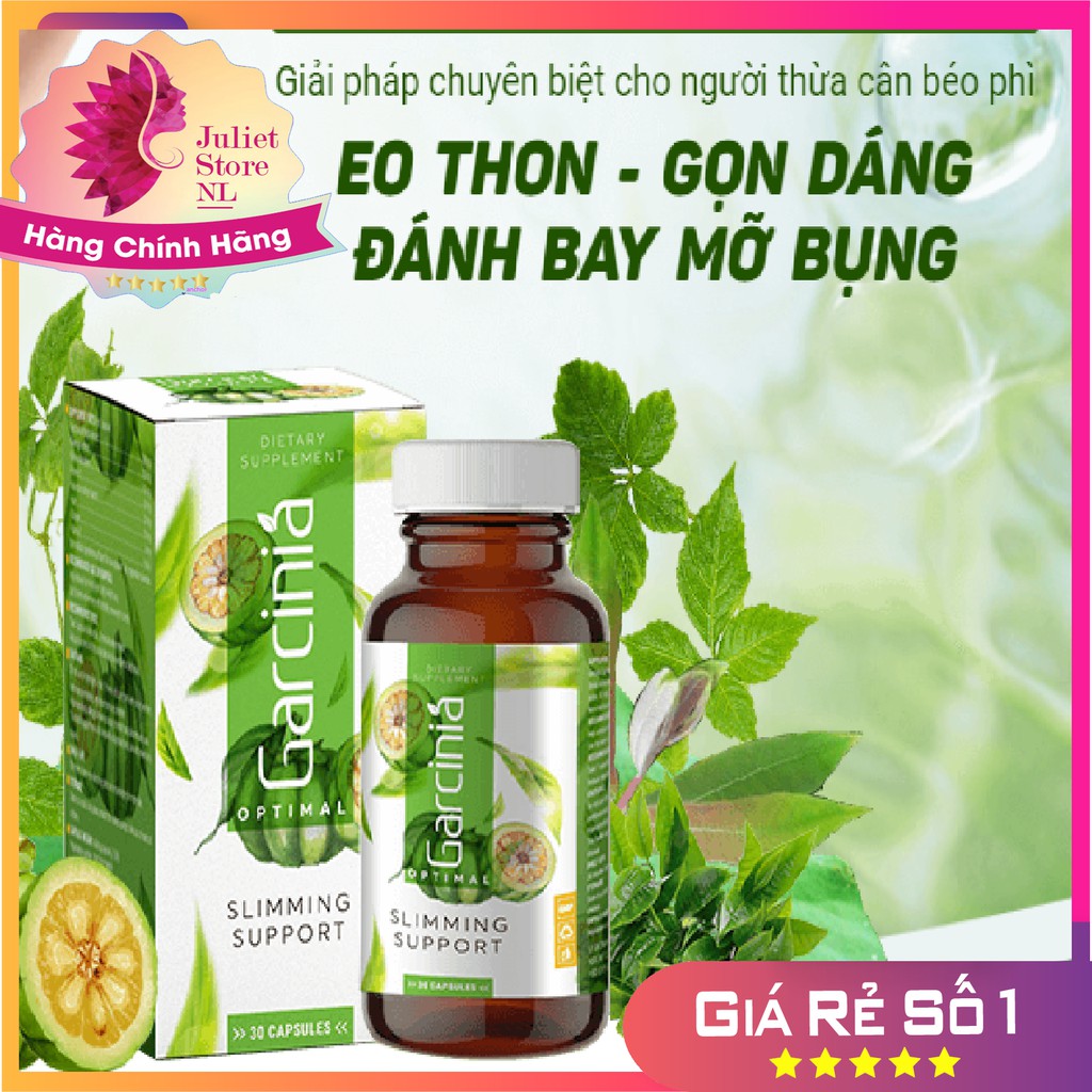 GIẢM CÂN NHANH GARCINIA OPTIMAL VIÊN UỐNG GIẢM CÂN THẦN TỐC ĐẸP DA  EO THON DÁNG GỌN AN TOÀN HIỆU QUẢ 100% CHÍNH HÃNG