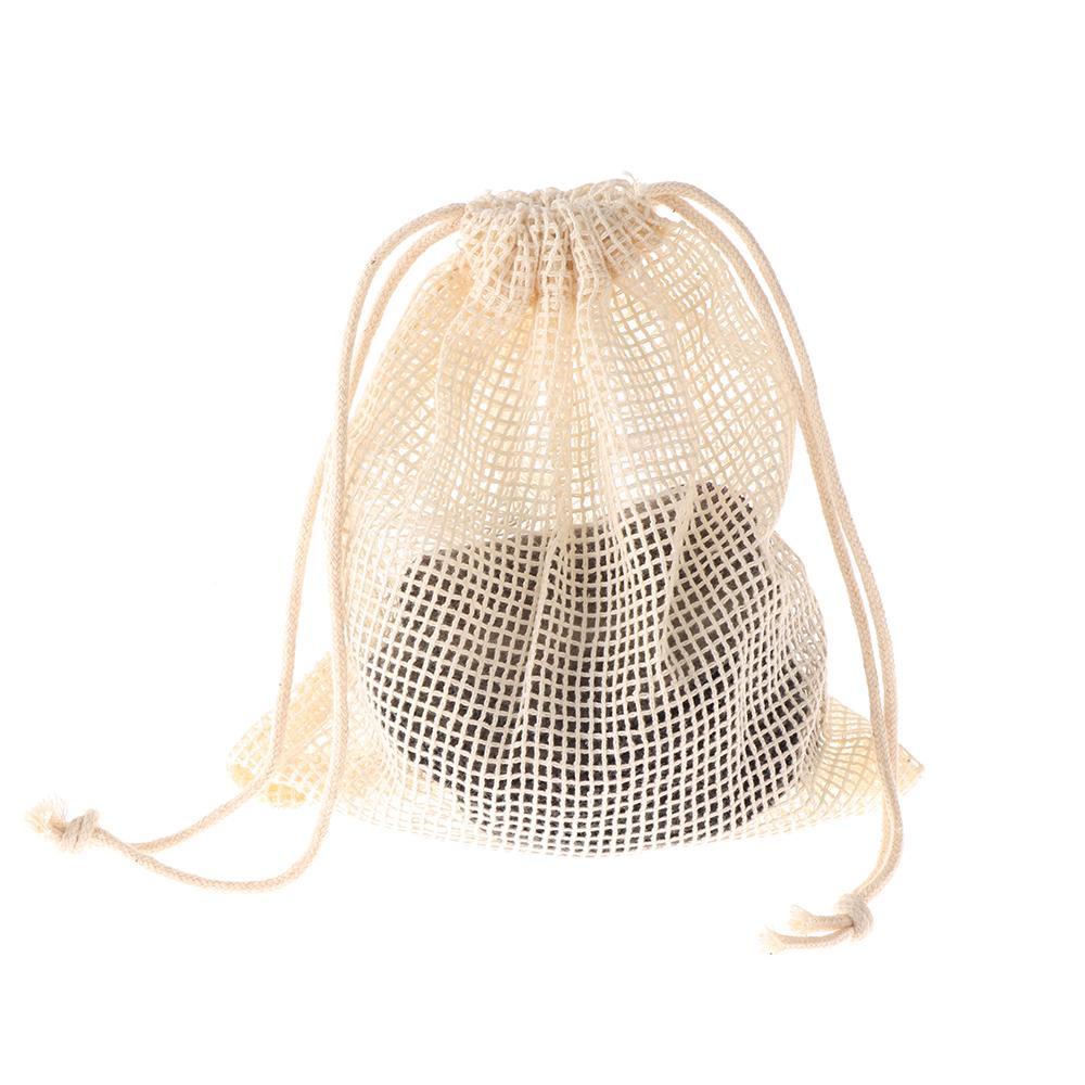 DIACHAVN Set 12 Bông Tẩy Trang Bằng Sợi Tre Có Thể Tái Sử Dụng