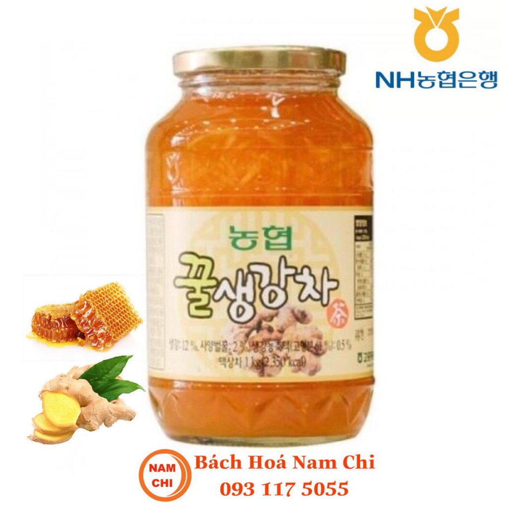 Trà Gừng Mật Ong Nonghyup Hàn Quốc Ginger Tea 1kg