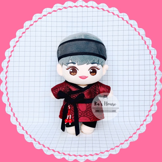 {15cm-20cm} CÓ SẴN - Hanbok nam, loại áo dài, outfit doll, outfit cho doll