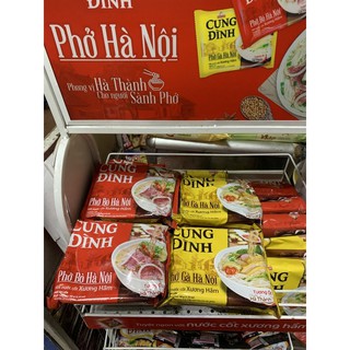 Combo 5 gói Phở bò, gà Cung Đình 68g