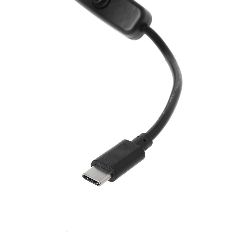 Cáp mở rộng đầu cắm type C sang cổng cắm USB-C có công tắc cho Raspberry Pi 4 Android tiện dụng
