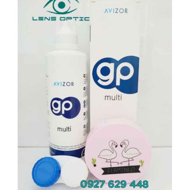 [Tặng cây gỡ lens] Dung dịch ngâm rửa kính áp tròng cứng Avizor GP Multi (240ml)