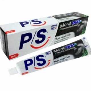 KEM ĐÁNH RĂNG PS - THAN HOẠT TÍNH & TINH CHẤT TRE 180G