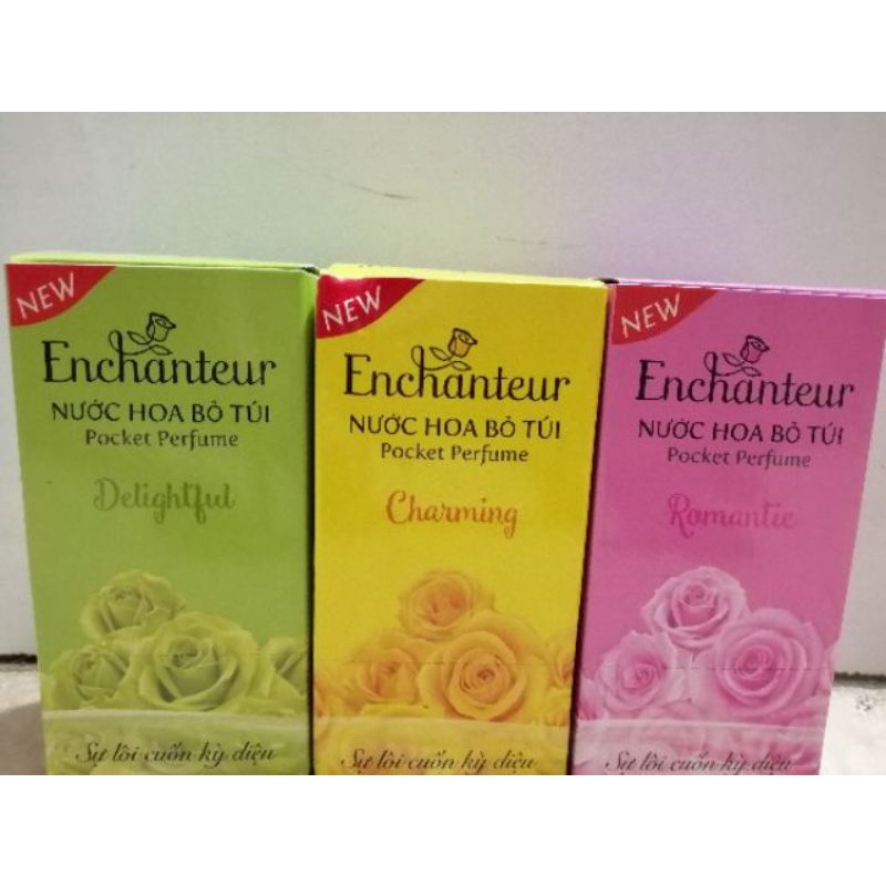 Nước hoa bỏ túi Enchanteur 18ml- Có 3 mùi