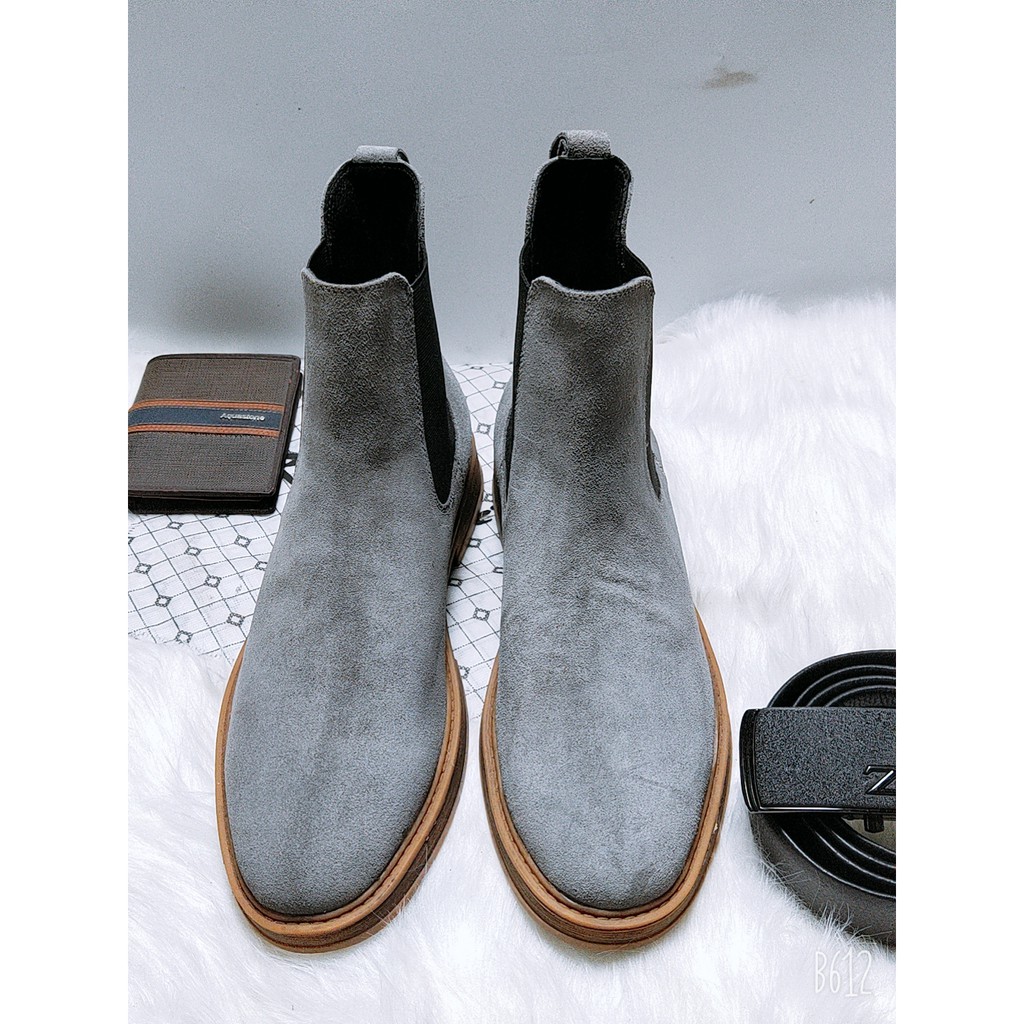 [ Hot ]Giày Chelsea Boot Nam Da Lộn Thời trang, Đế cao cấp - Loại 1 ( Bảo hành 12 tháng) Lạc Hồng Store