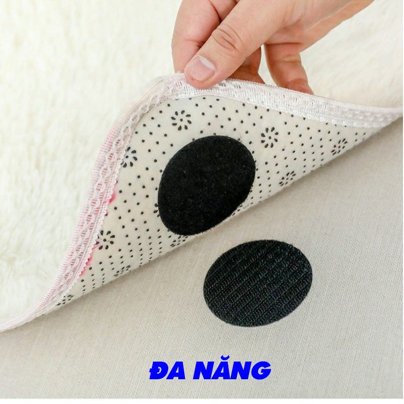 Miếng Dán Chống Trượt Đa Năng, Miếng Dán Cố Định Thảm Trải Sàn (Bộ 5 Miếng)