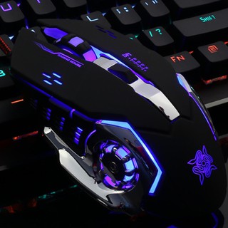 Chuột máy tính chơi game đèn led chuyển màu