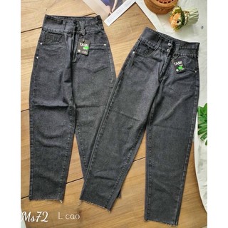 Quần Baggy Jean cạp cao