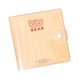Sổ note for cube Teddy bear có bao nhựa trong