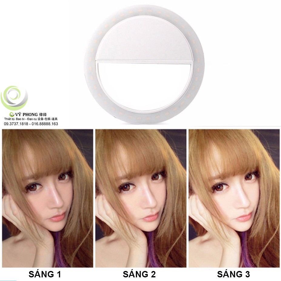 ĐÈN LED SELFIE RING DÀNH CHO STREAMER DÂY CÁP SẠC DDC-112 | BigBuy360 - bigbuy360.vn