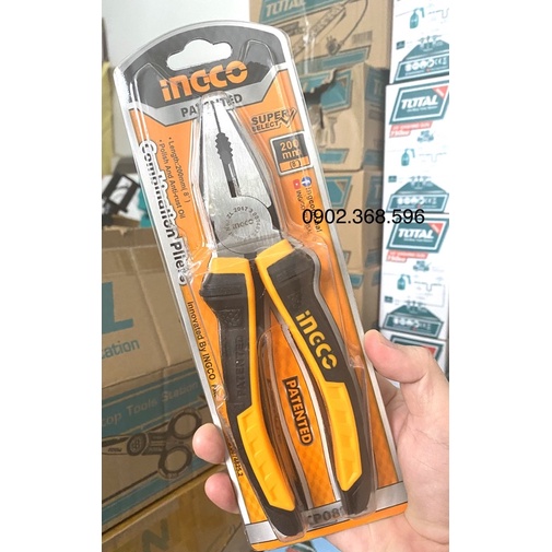 Kìm răng 8 inch iNGCO HCP08208