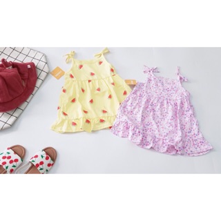 Váy Gymboree hai dây buộc nơ đuôi cá