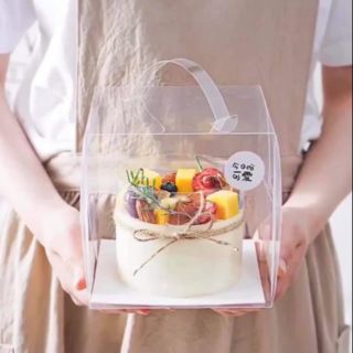 Hộp mica đựng bánh sz nhỏ ( 5 bộ)