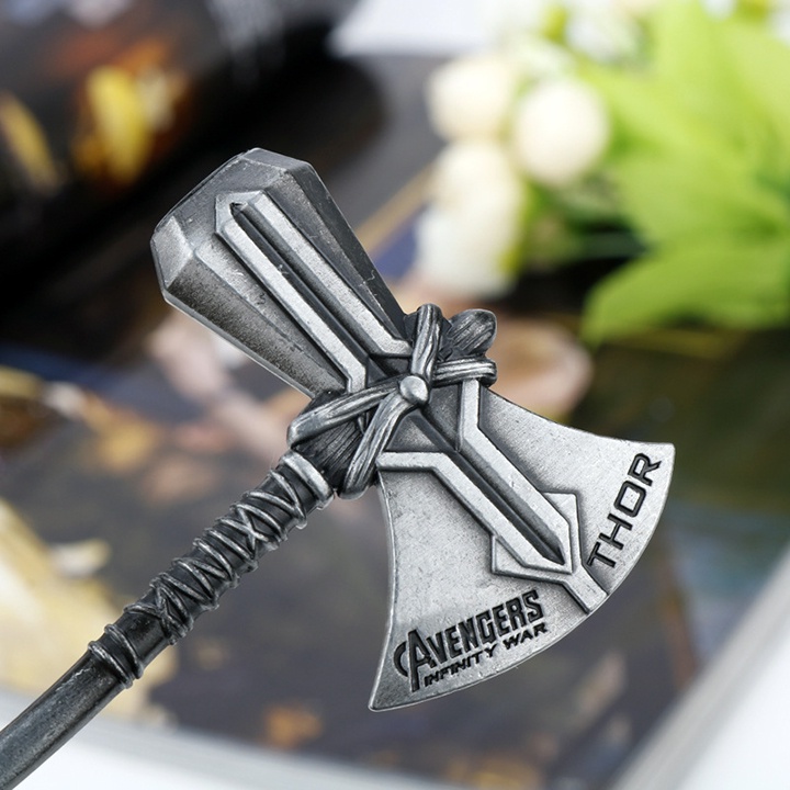 Móc Khóa Rìu Thor. Móc Treo Chìa Khóa Avengers. Chất Liệu Hợp Kim Nhôm Cao Cấp