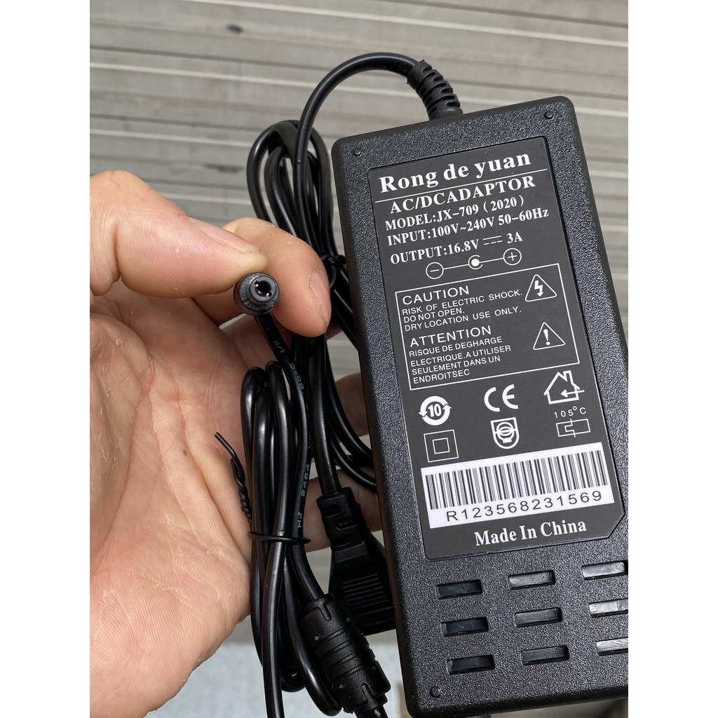 Sạc 4s 16.8v 3A sạc pin Li-ion 14.4V có đèn báo sạc khi đầy