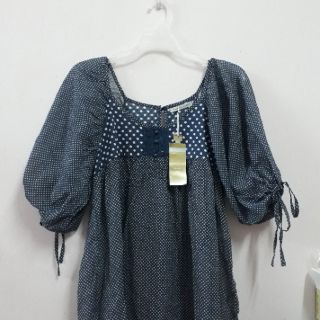 Áo kiểu cánh dơi chấm bi ...