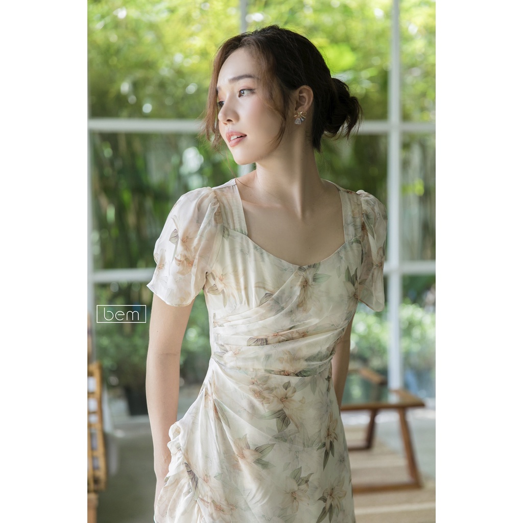 Đầm tơ bèo tầng Bem