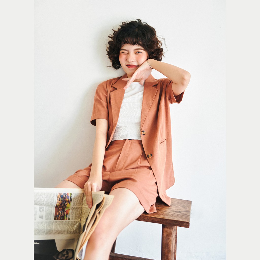 BLEUBIRD Áo khoác ngắn tay PENNY BLAZER | BigBuy360 - bigbuy360.vn