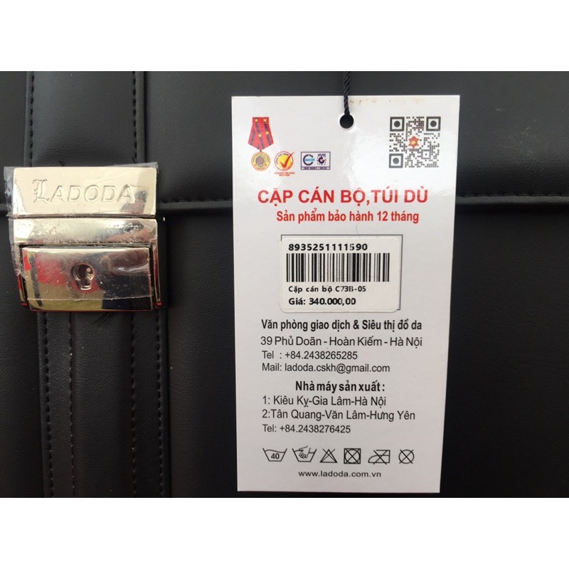 Cặp cán bộ C73B-05 chính hãng Ladoda | BigBuy360 - bigbuy360.vn