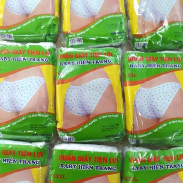 Set 6 Chiếc Quần Lót Giấy Hiền Trang Tiện Lợi, An Toàn(size dưới 60 ký) | BigBuy360 - bigbuy360.vn