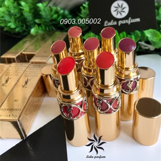 Màu mới.Son YSL Volupte Shine 79-80-81-82-84-86-88-89-90 ( son dưỡng).Hàng sẵn tại Lala parfum