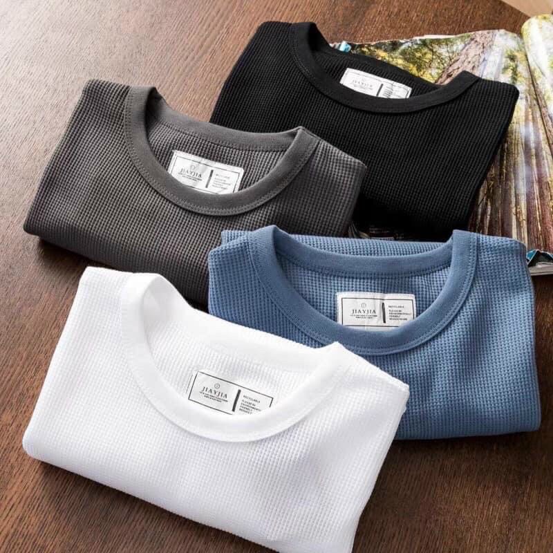 Áo thun nam trơn cổ tròn TOP Menswear vải thun xốp cao cấp co dãn 4 chiều phong cách Hàn Quốc
