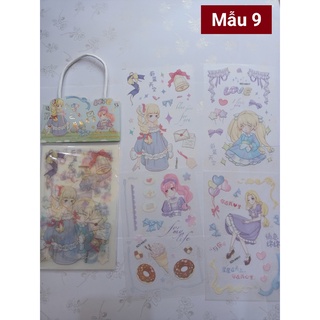 🔹 Sticker Hình Dán Xấp 4 Tấm
