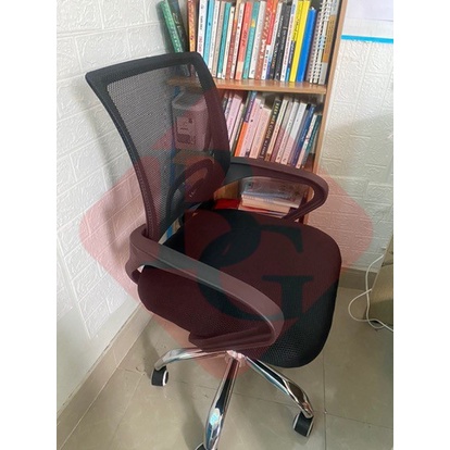 (CÓ SẴN )CHAIR19GHẾ LƯỚI VĂN PHÒNG Mẫu B01, GHẾ CHÂN XOAY LÀM VIỆC GIÁ RẺ