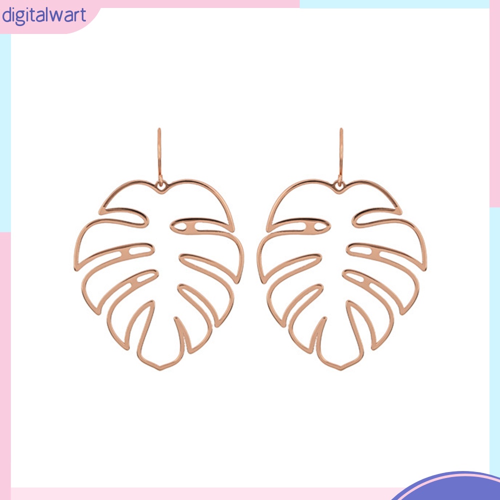 Khuyên Tai Hình Chiếc Lá Phong Cách Bohemian Thanh Lịch Dành Cho Nữ