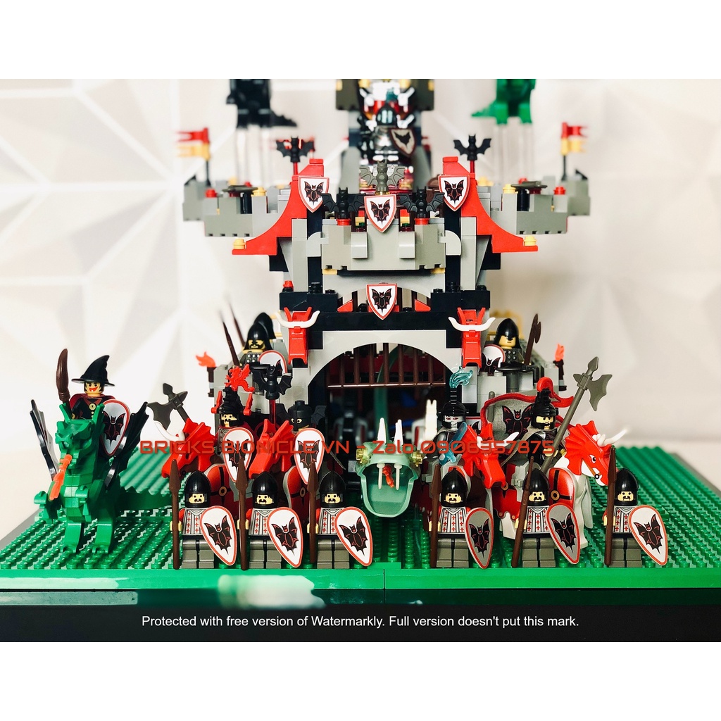 LEGO CASTLE SYSTEM - ĐỒ CHƠI XẾP HÌNH LEGO LÂU ĐÀI TRUNG CỔ - 6097 MOD THE NIGHT LORD CASTLE - LÂU ĐÀI CHÚA TỂ BÓNG TỐI