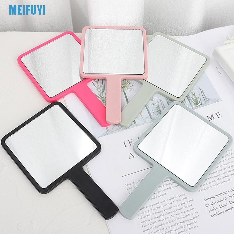 [Hàng mới về] Gương trang điểm cầm tay hình vuông xinh xắn 439v